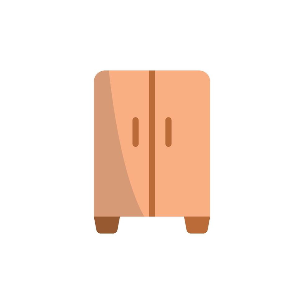 Sophisticated and elegant cupboard icon created with a modern graphic aesthetic vector