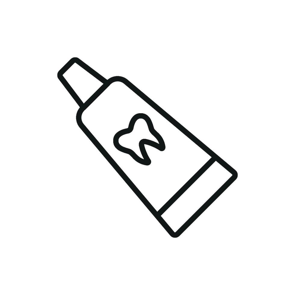 Toothpaste icon crafted with a sleek and minimalist modern design concept vector