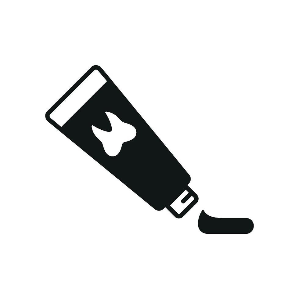 Simple and stylish toothpaste icon showcasing a modern design approach vector
