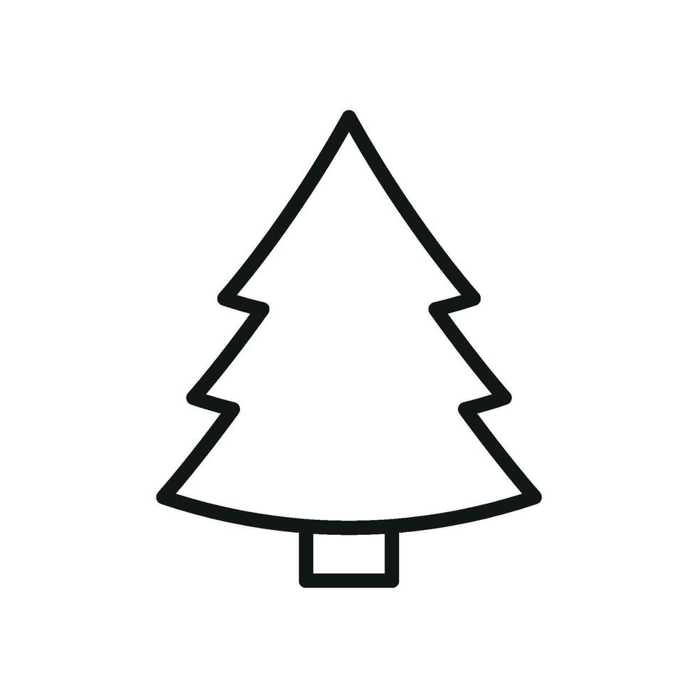 Three Christmas icon design blends contemporary style with a simple graphic concept vector