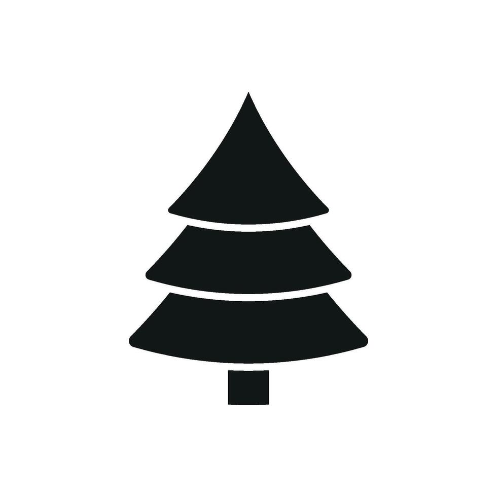 A modern and simple concept graphic defines the design of three Christmas icons vector