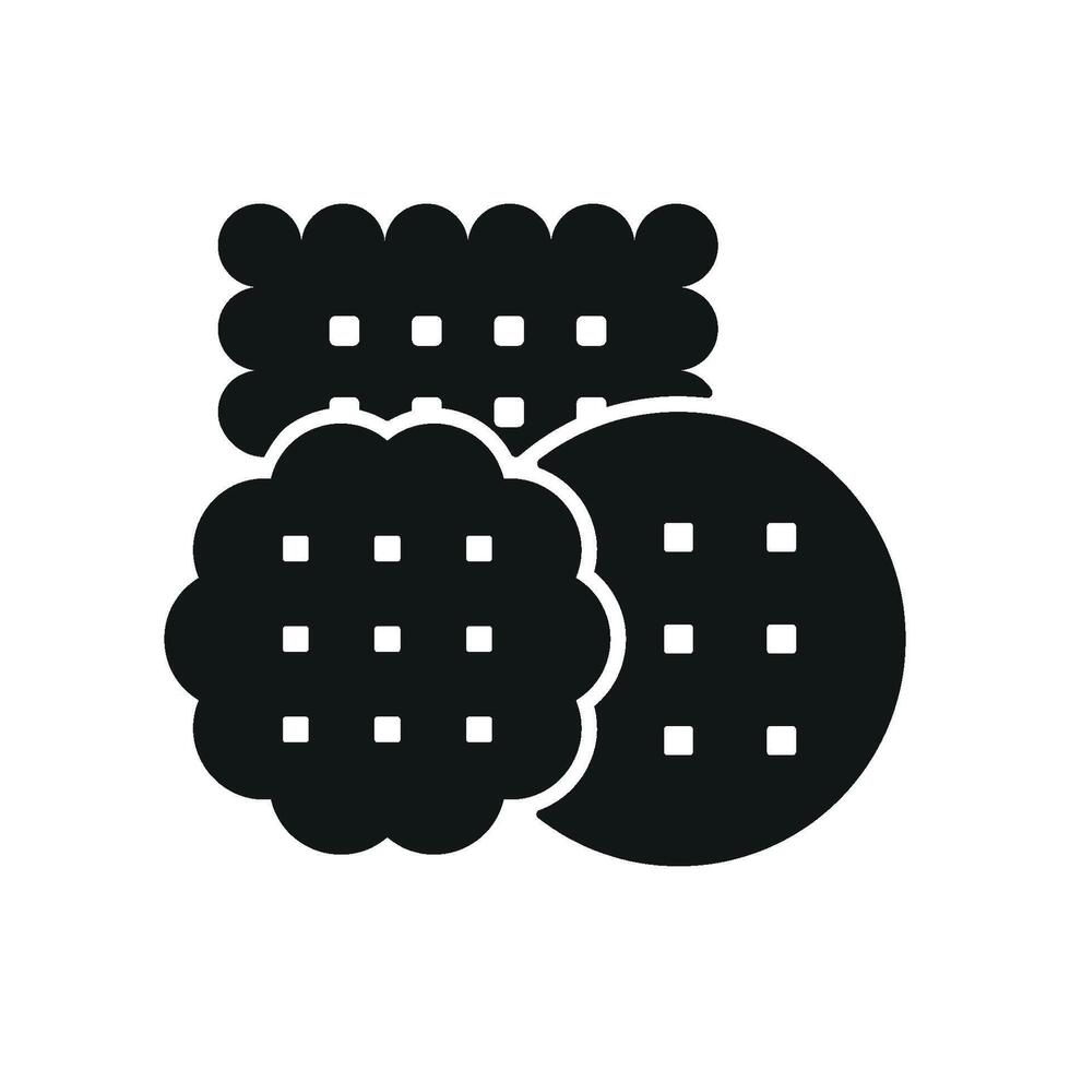 Biscuit food icon crafted with a sleek and minimalist modern design concept vector
