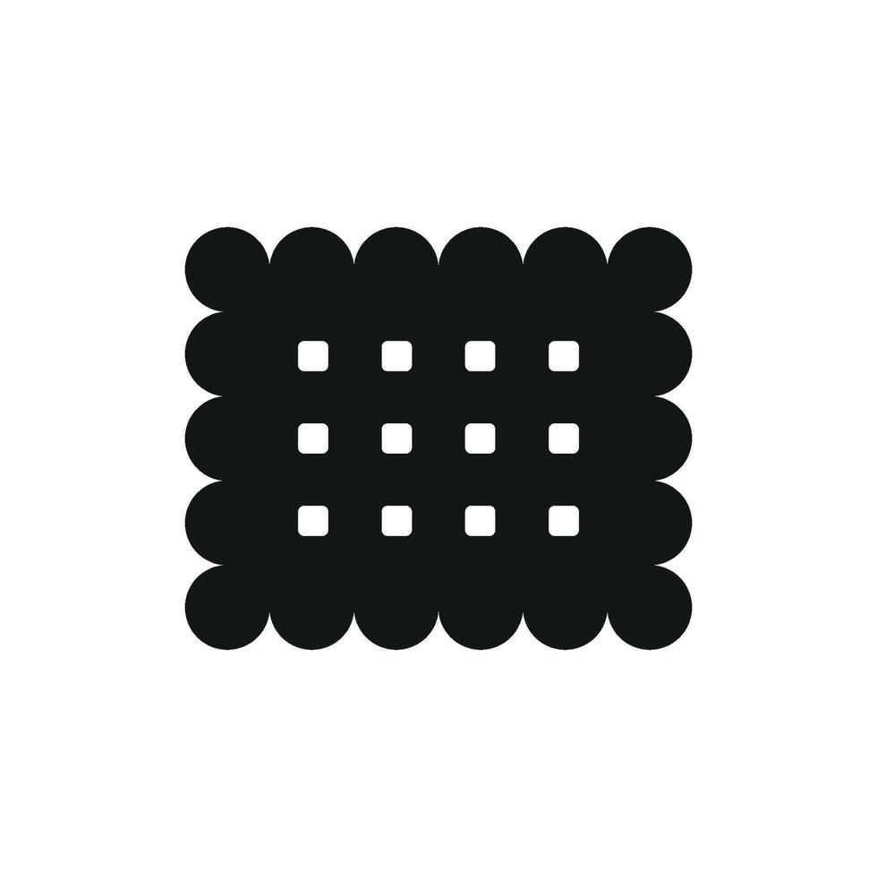 Biscuit food icon showcasing a fresh and innovative modern graphic approach vector