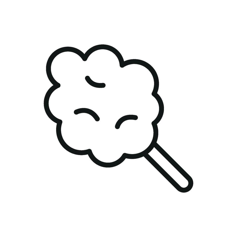 Simple and stylish cotton candy design showcasing a modern approach vector