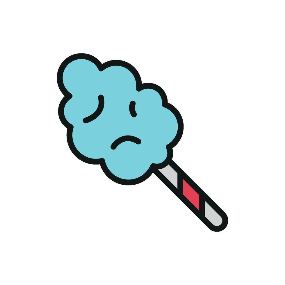 Minimalist cotton candy design highlighting a clean and functional style vector