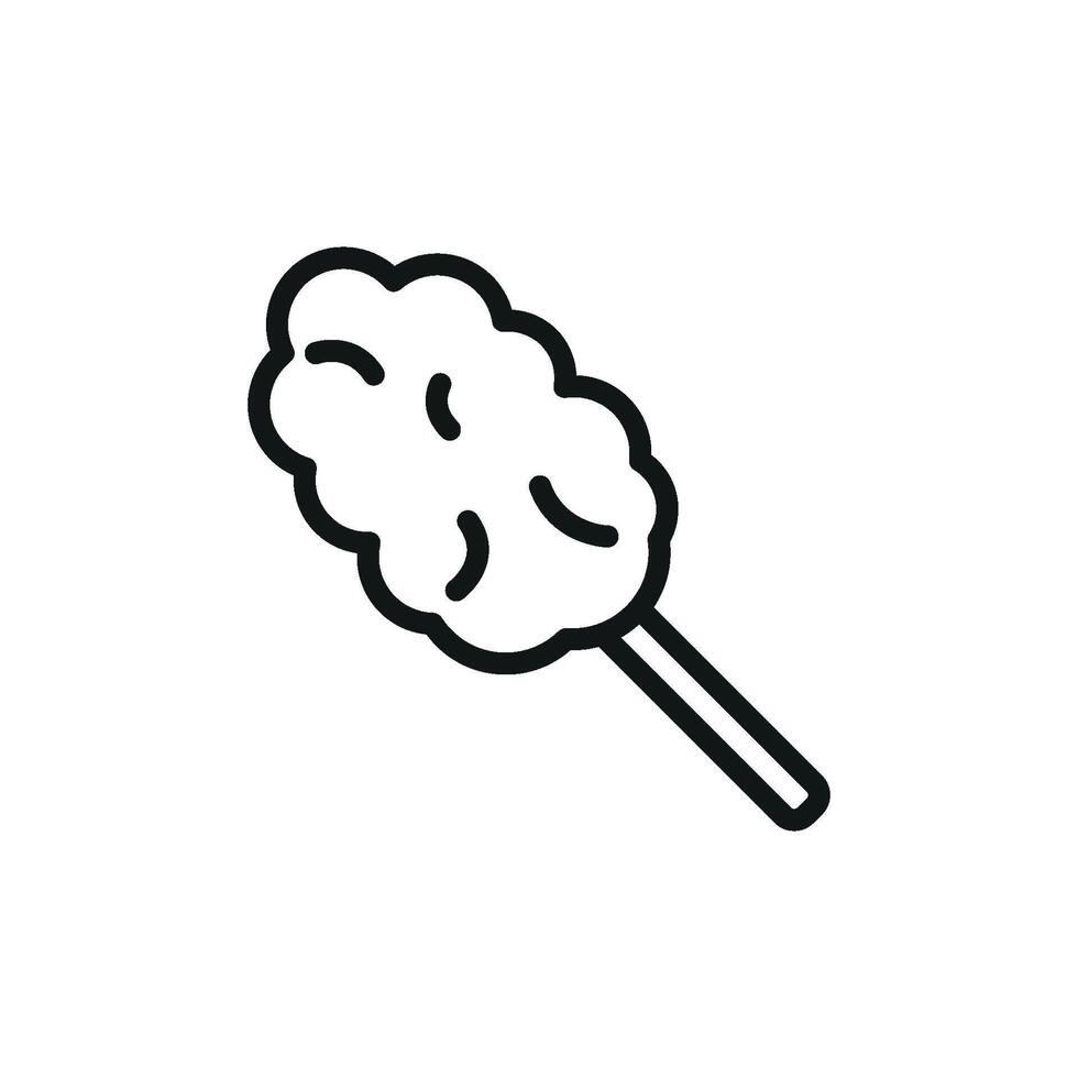 Stylish and contemporary cotton candy design featuring clean and vibrant visuals vector