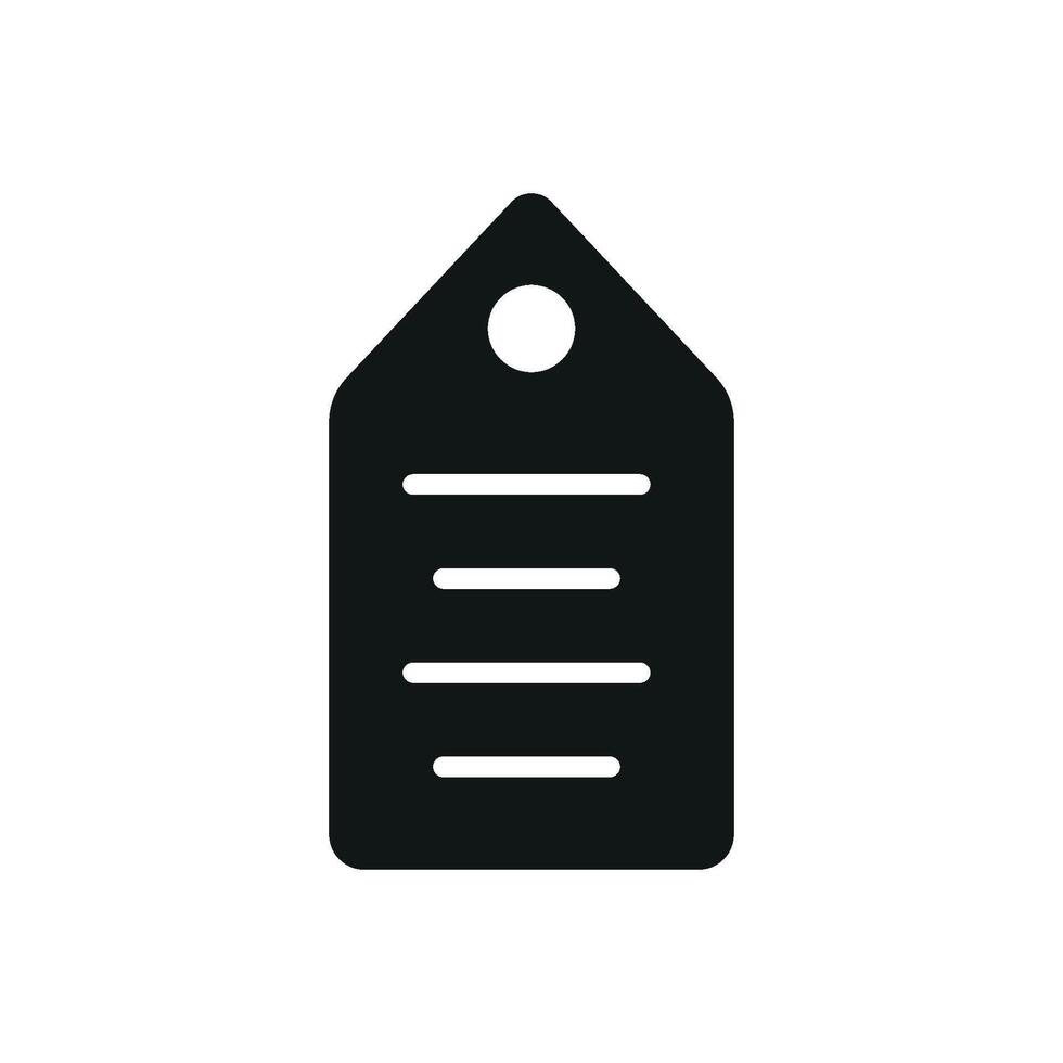 A simple and modern concept graphic defines the label icon design vector