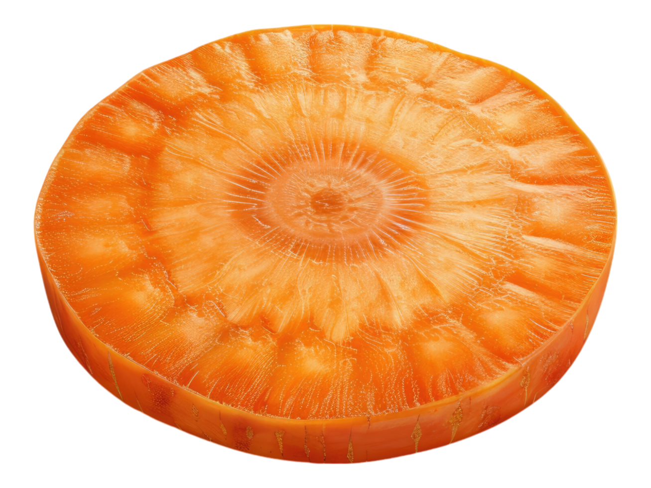 Carrot slice. Isolated png