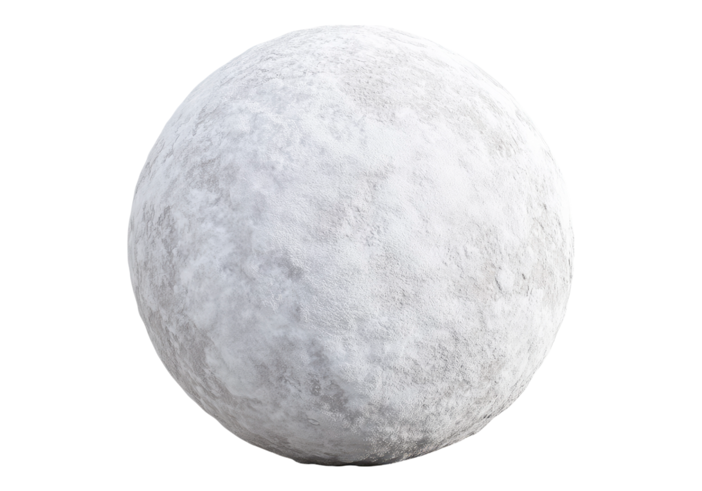 Photo of snowball .Transparent background. Isolated . png