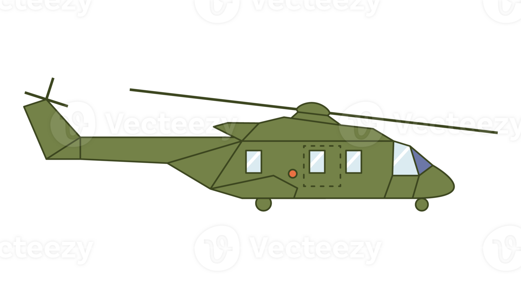 Helicopter side view, caiman nh90 in french army, drawing can be used for web, sticker, patch, logo, illustration png