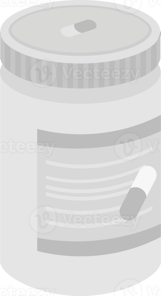 Illustration of a Medication Container png