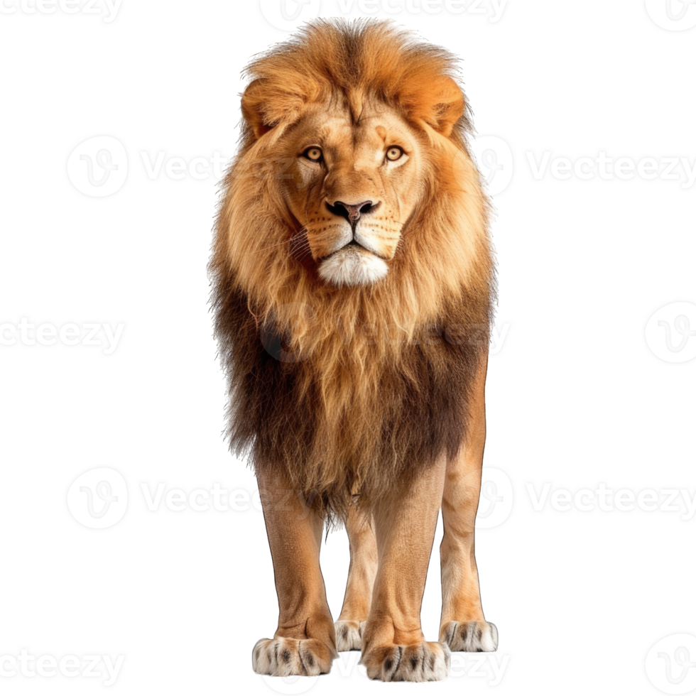 Lion isolated on transparent background png