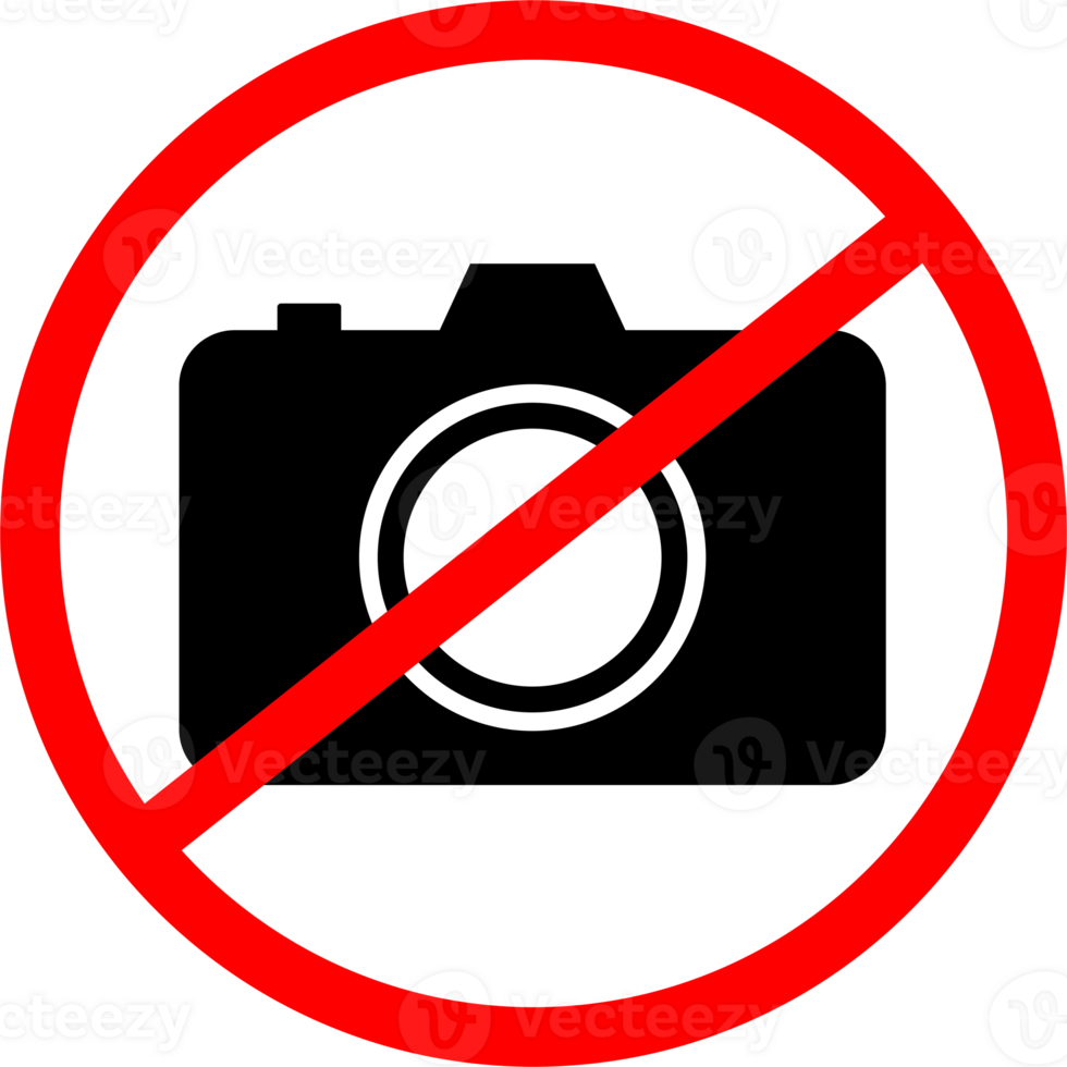 No Photography transparent background png