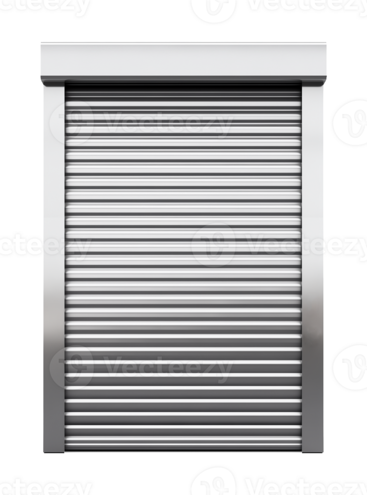 Vertical Roll Up Door Isolated on Transparent Background png