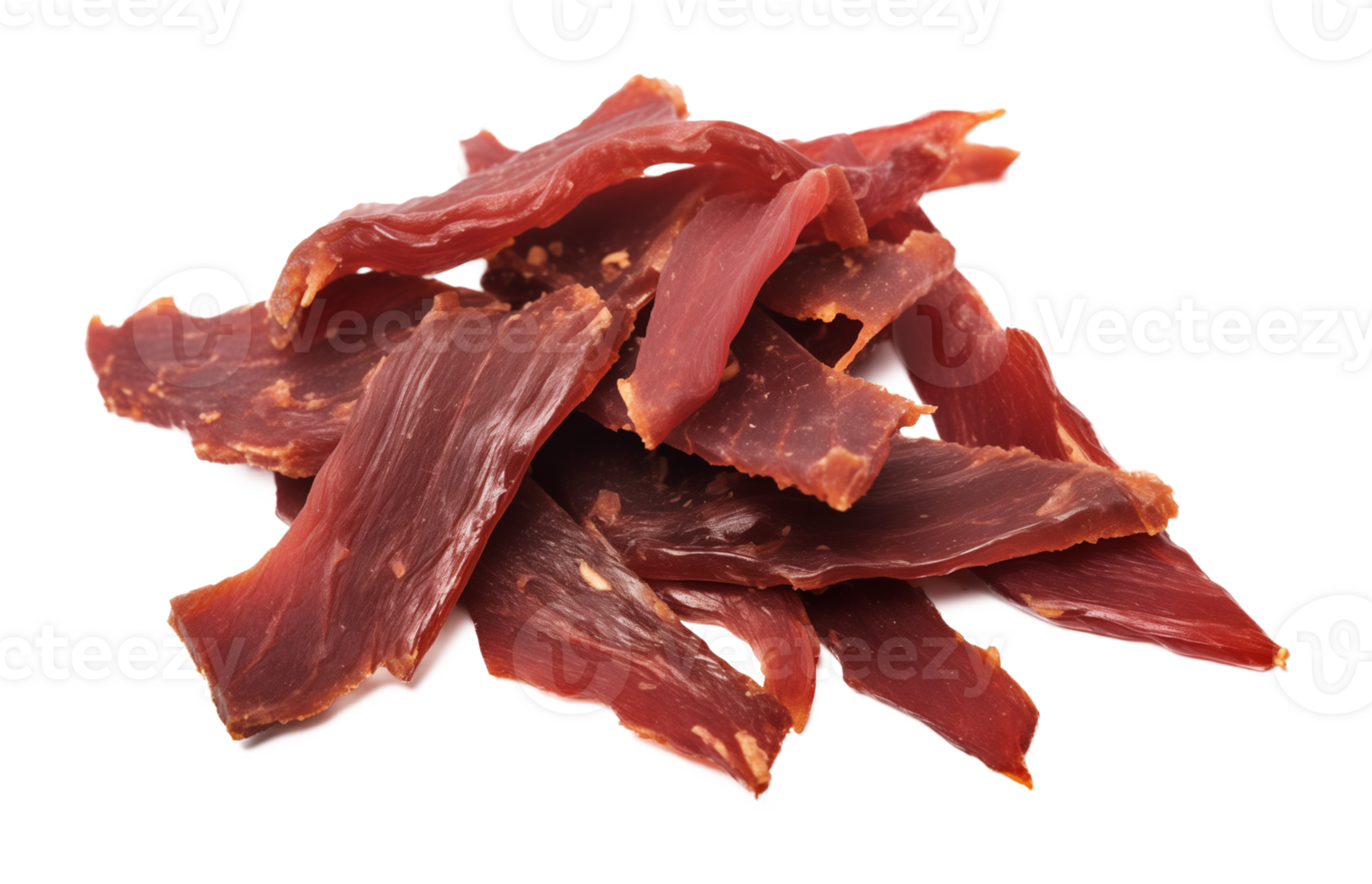 Beef Jerky Isolated on Transparent Background png
