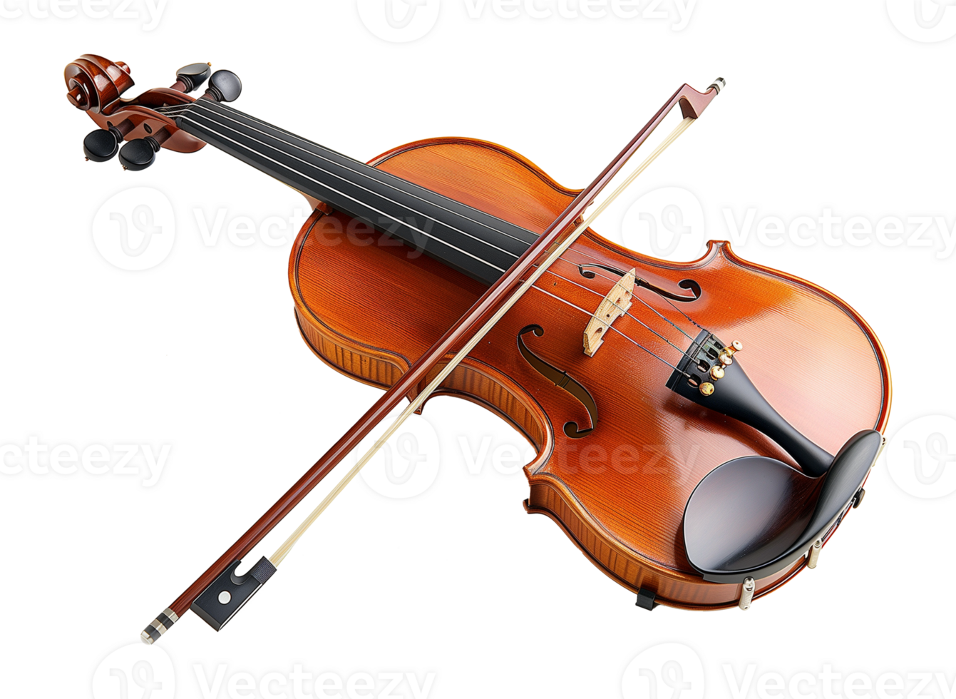 Violin Isolated on Transparent Background png