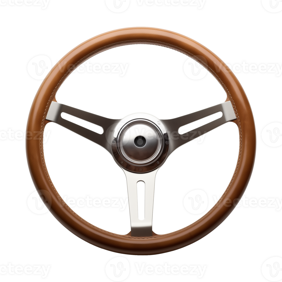 Steering Wheel Isolated on Transparent Background png