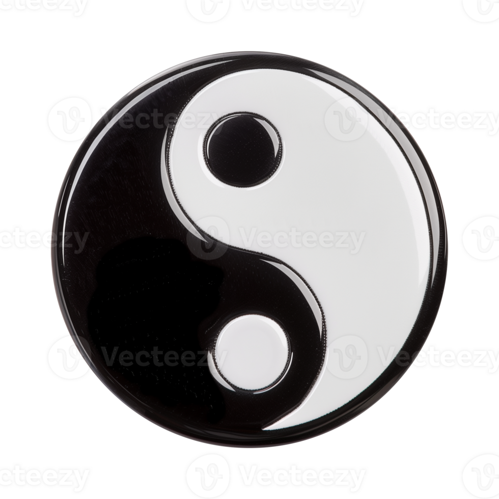 Yin Yang Isolated on Transparent Background png