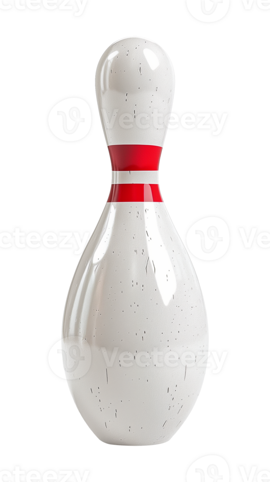 Bowling Pin Isolated on Transparent Background png