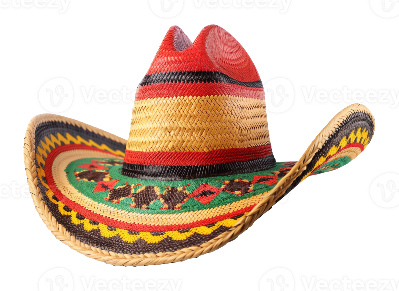 Mexican Hat Isolated on Transparent Background png