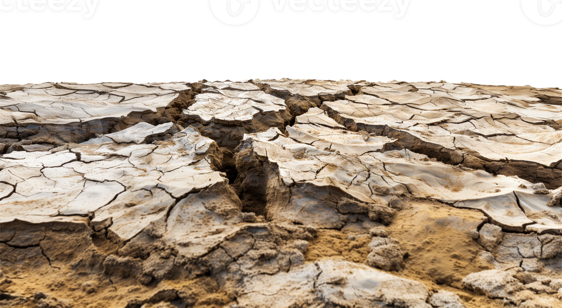 Mudcracks Mud Cracks Dry Ground Isolated on Transparent Background png