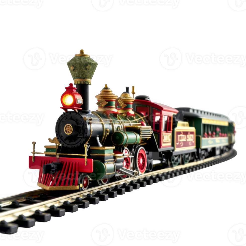 A Detailed Model of a Vintage Steam Train png