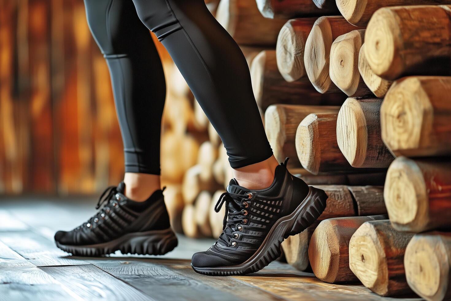 A Pair of Stylish and Functional Sneakers, Ready for Adventure photo