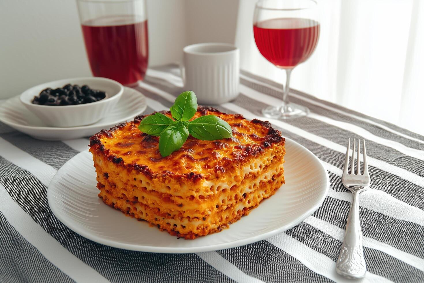 A Classic Italian Lasagna, A Hearty and Comforting Meal photo