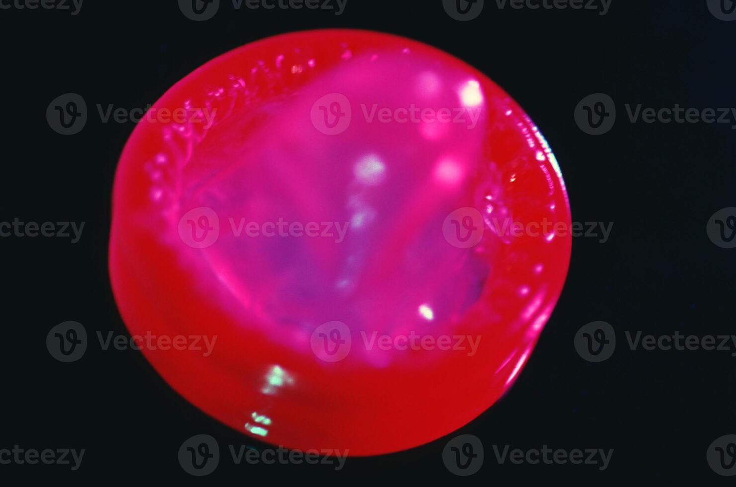 Vibrant Pink and Red - Macro of a Condiment photo