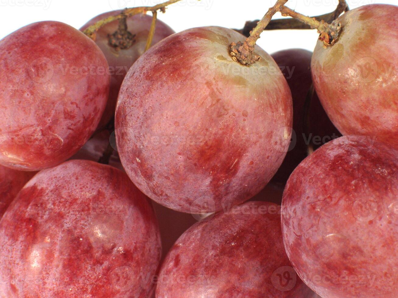 Close-Up of Fresh Red Grapes photo