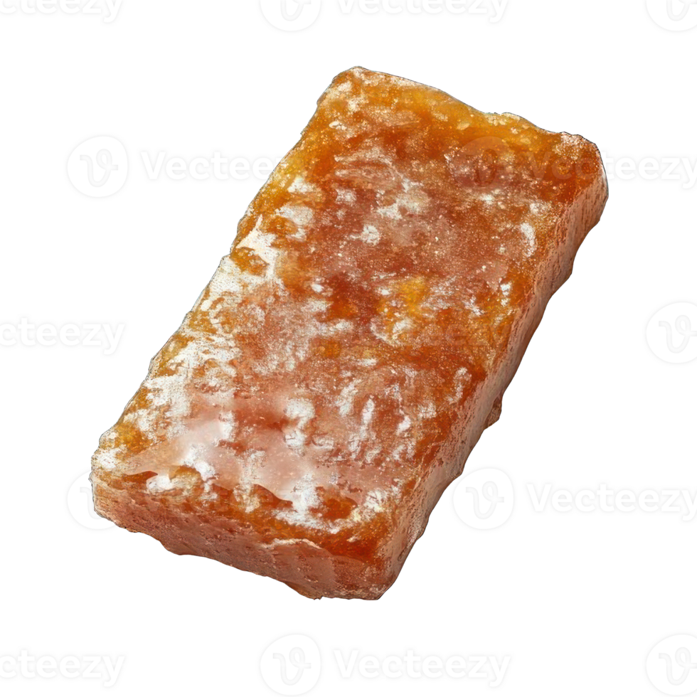 Collection of . A Rectangular Piece of Browned, Crispy, Glazed Sweet, isolated on a transparency background. png