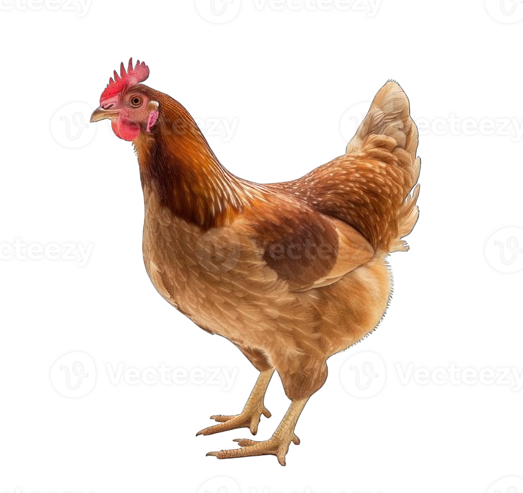 Collection of . Hen, isolated on a transparency background. png