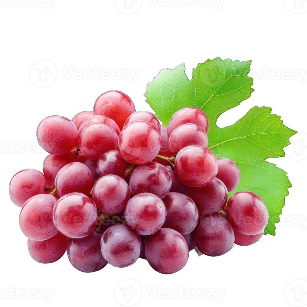 Collection of . A Cluster of Red Grapes, isolated on a transparency background. png