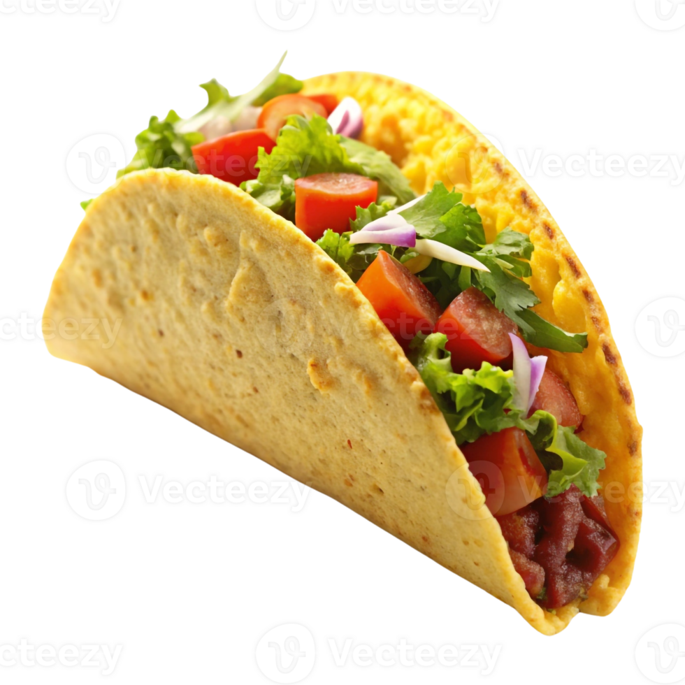 A taco and tortilla tortilla are on a transparent background. png