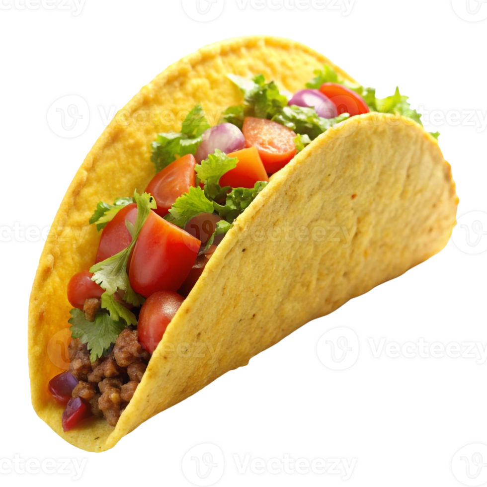 a taco that is on a transparent background png