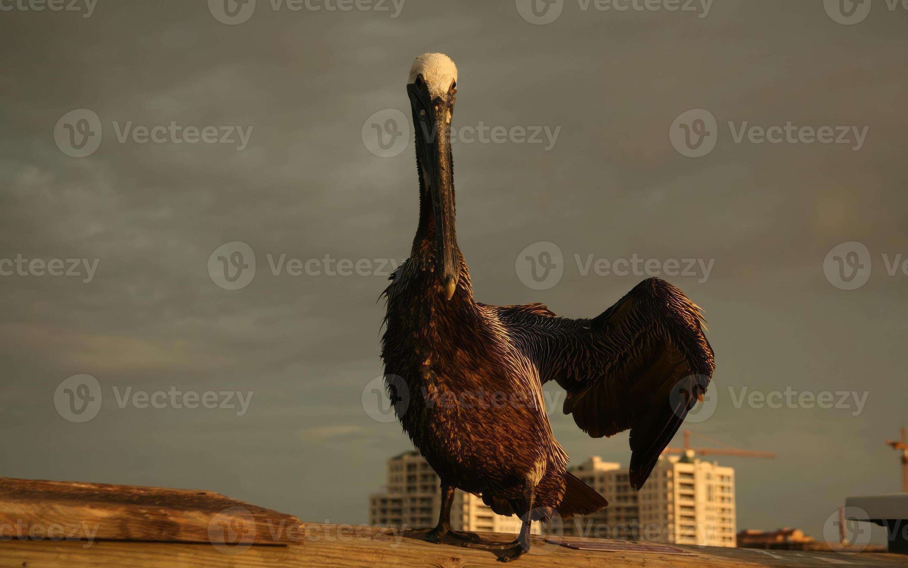 Graceful Seabird with Vibrant Feathers by the Water's Edge 53024064 ...