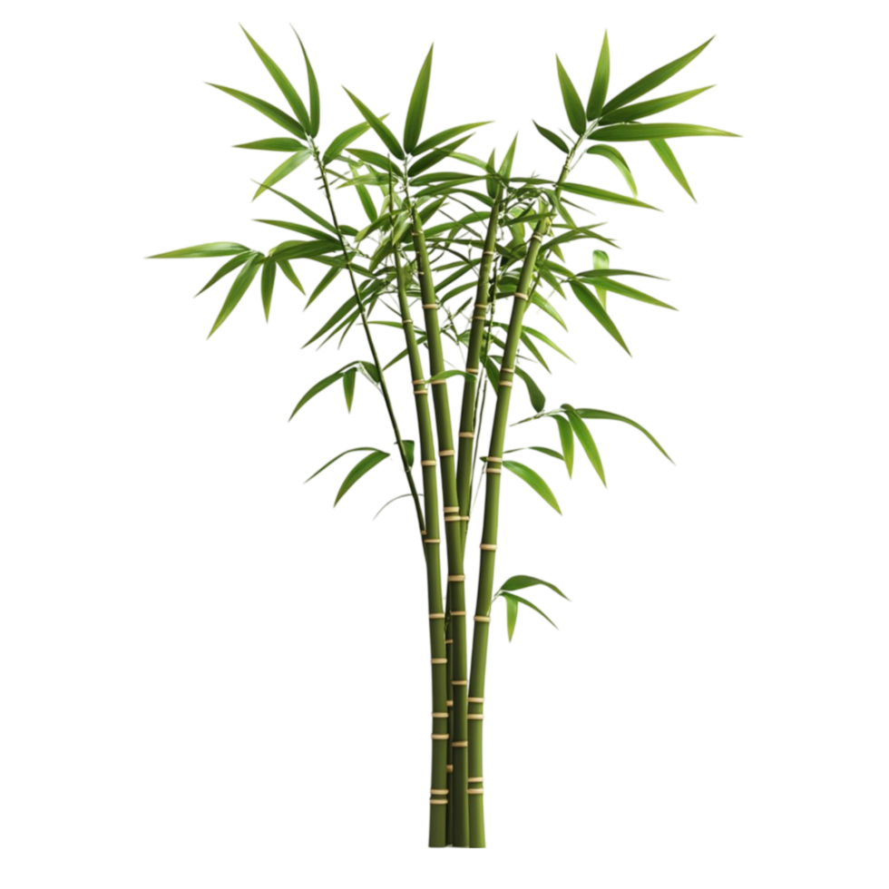 Bamboo Tree on Transparent Background png