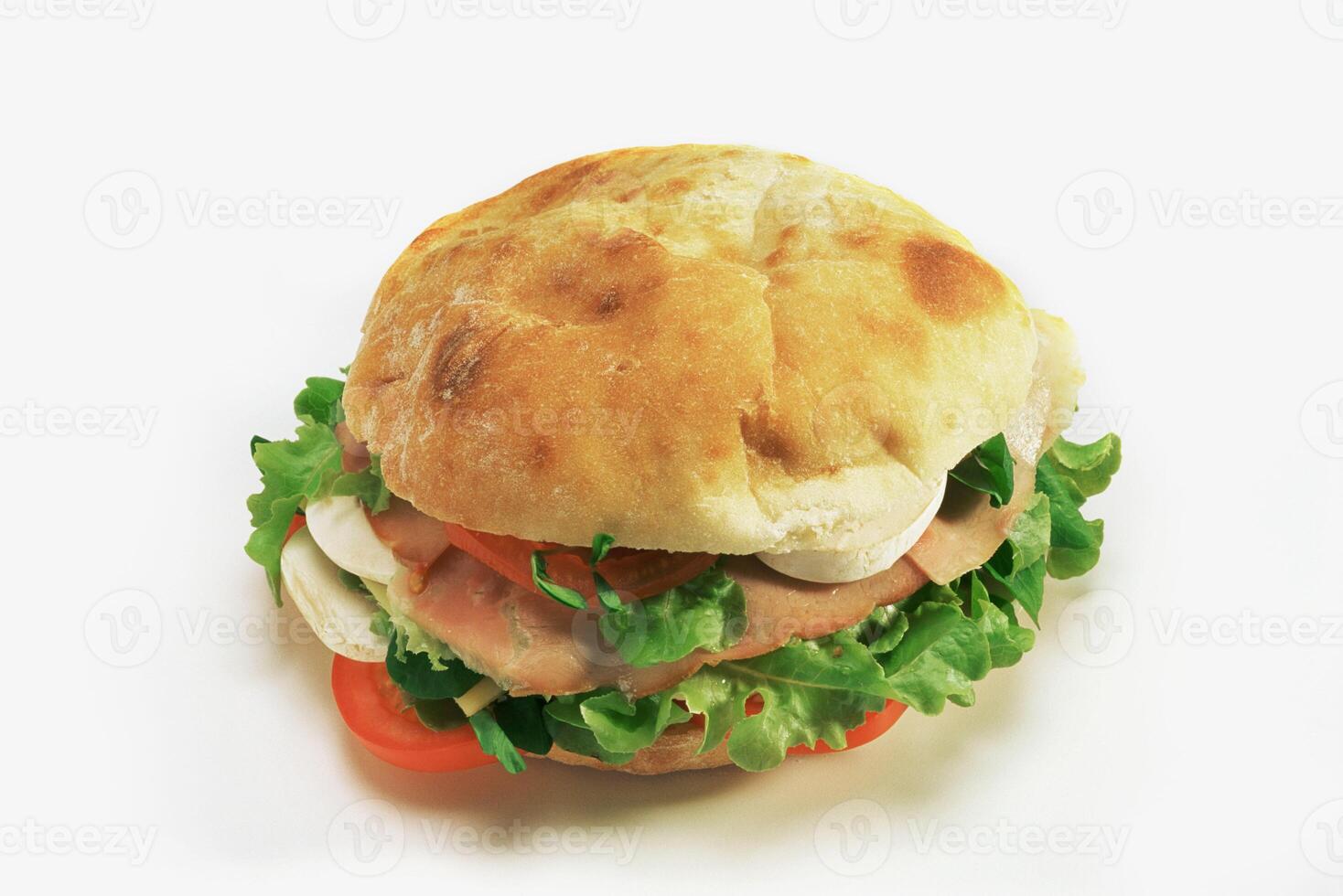 Ham salad roll background photo