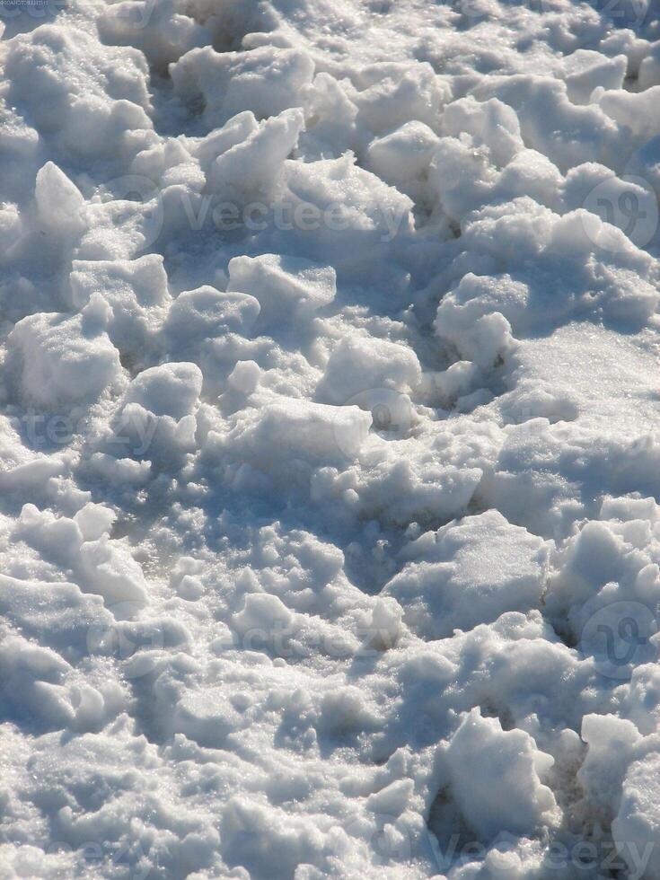 Snow Path Close View Background photo