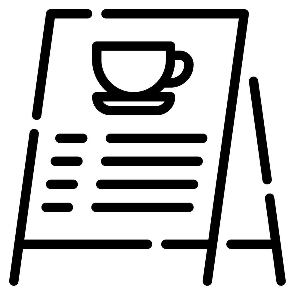 Coffee Menu icon for web, app, infographic, etc vector