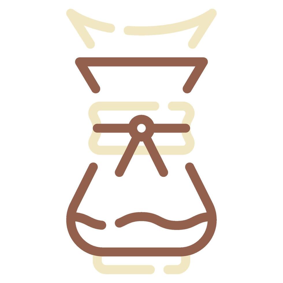 Chemex icon for web, app, infographic, etc vector