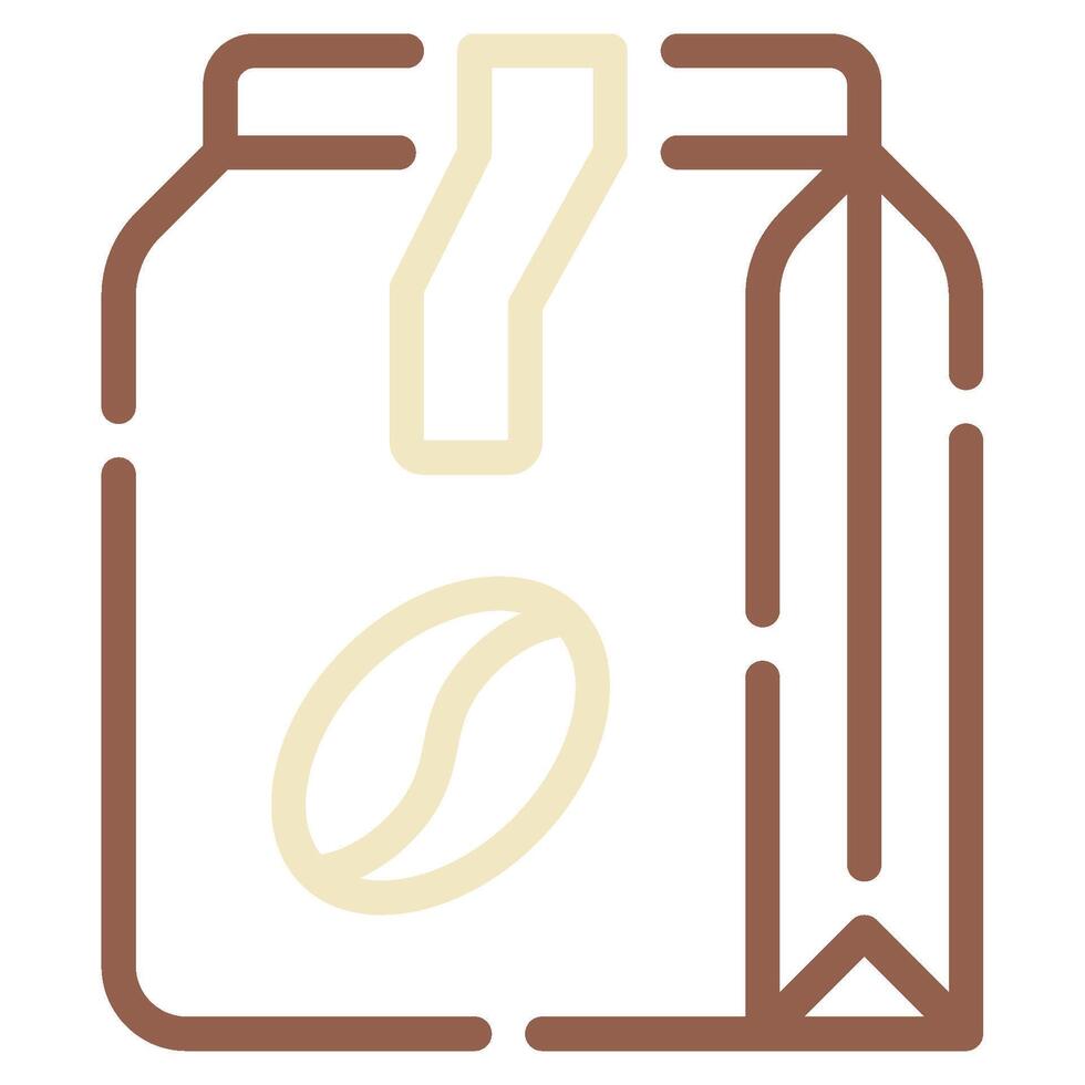 Coffee Bag icon for web, app, infographic, etc vector