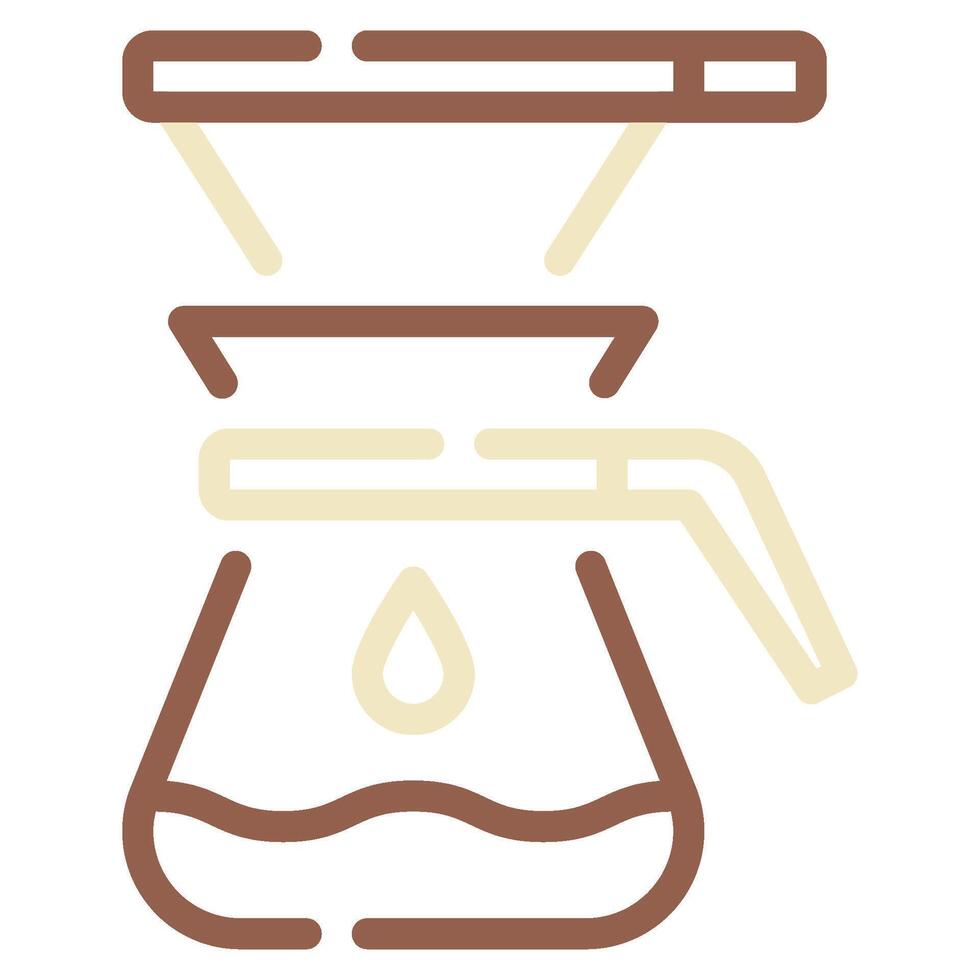 Coffee Filter icon for web, app, infographic, etc vector