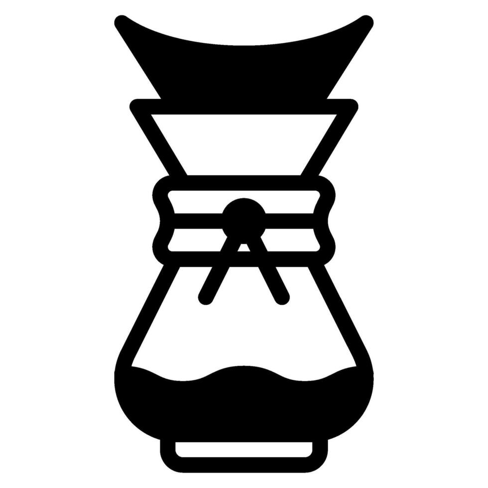 Chemex icon for web, app, infographic, etc vector