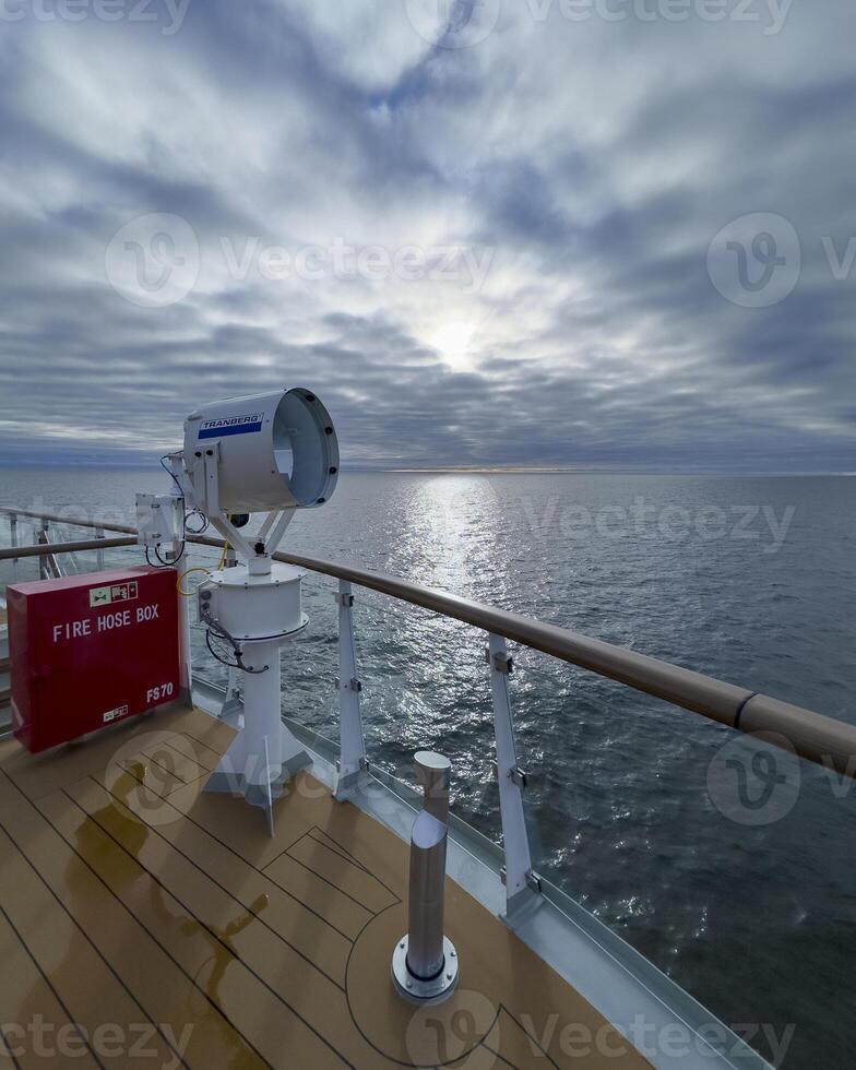 cruising in the Isfjorden near Longyearbyen along glacier photo