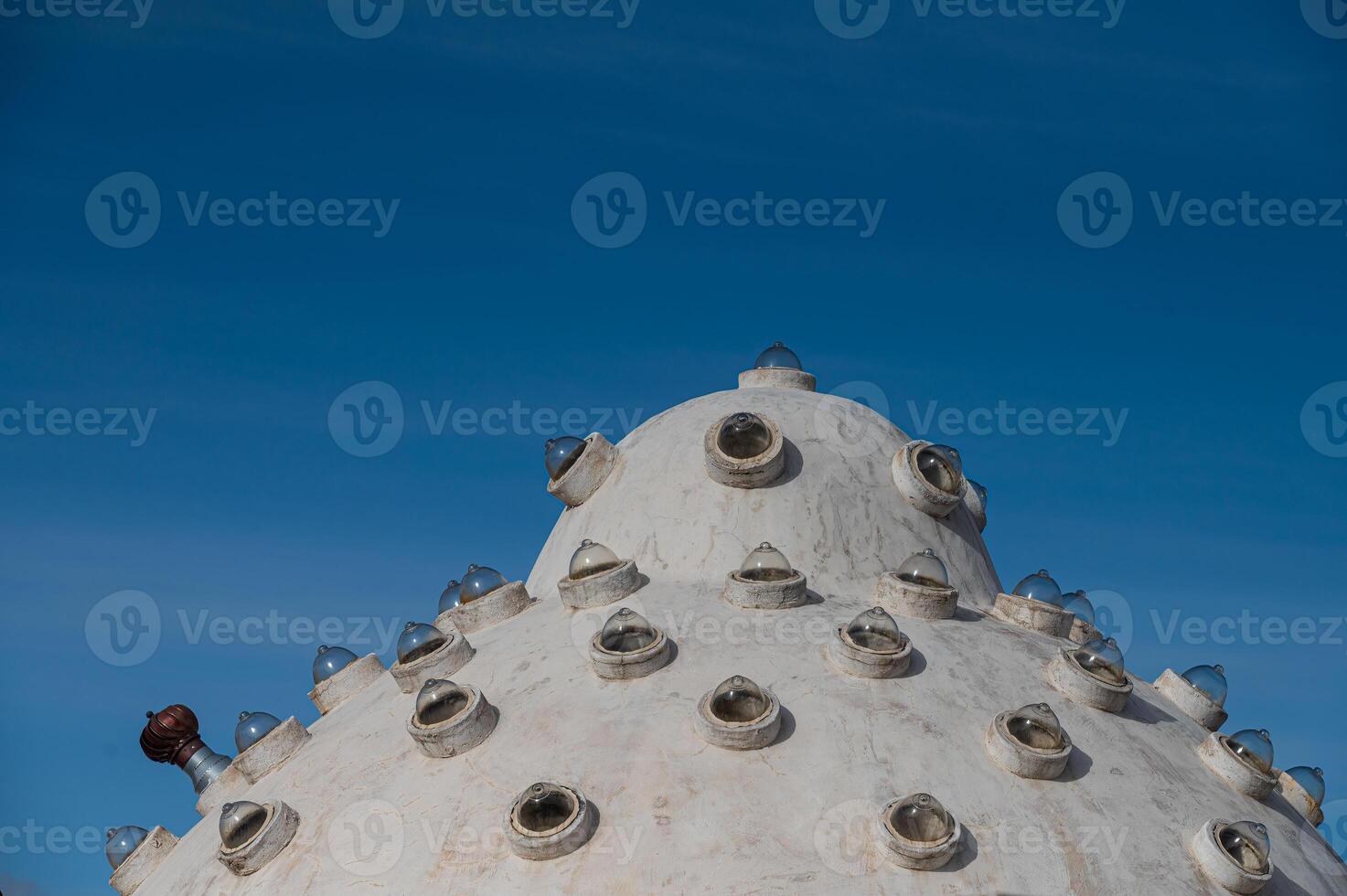 Lighting glasses on the roof of the Turkish bath. Hodja Bali Hamam, Burdur,Turkey photo