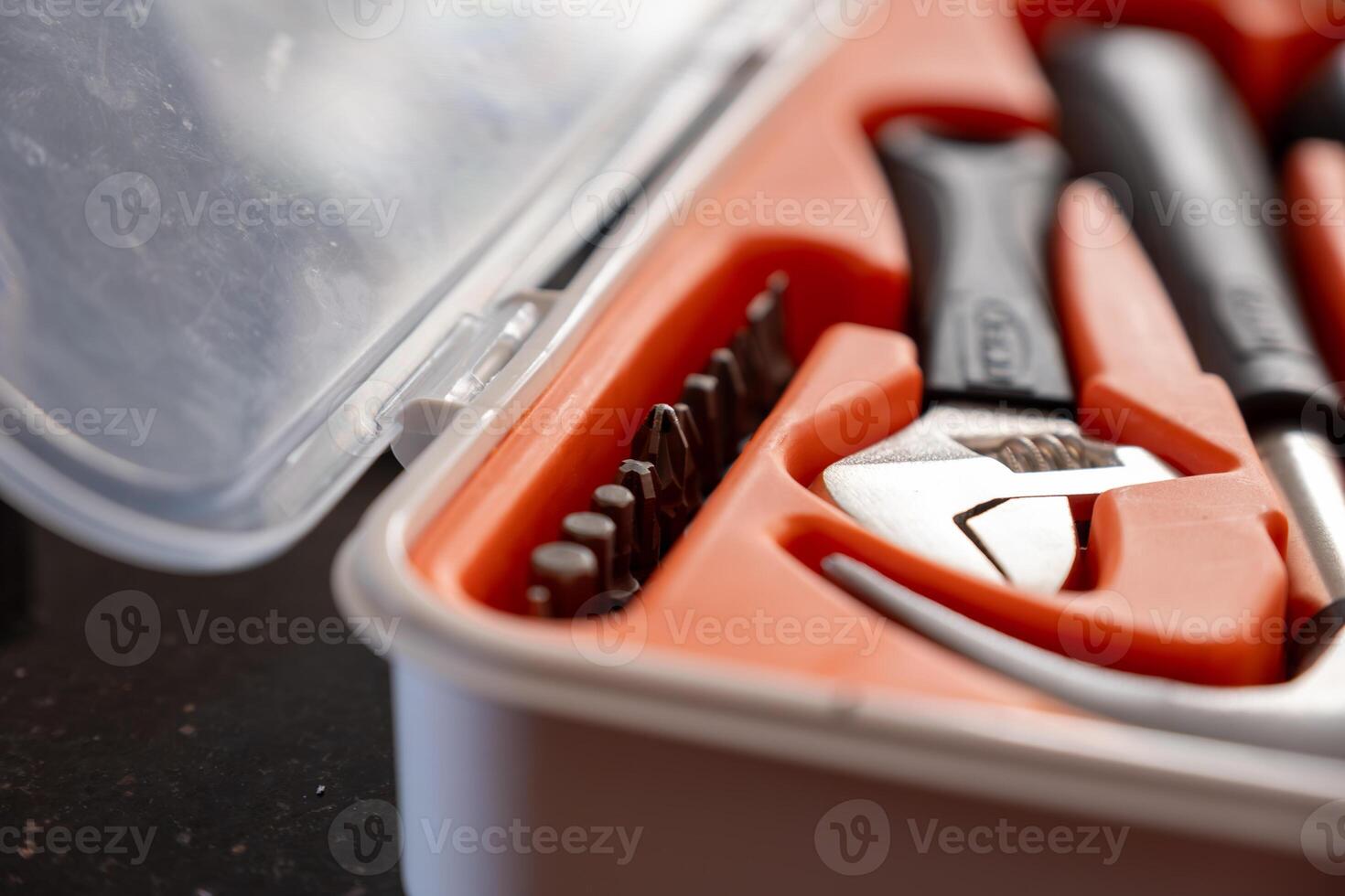 Comprehensive Toolkit with Hammer and Adjustable Wrench photo