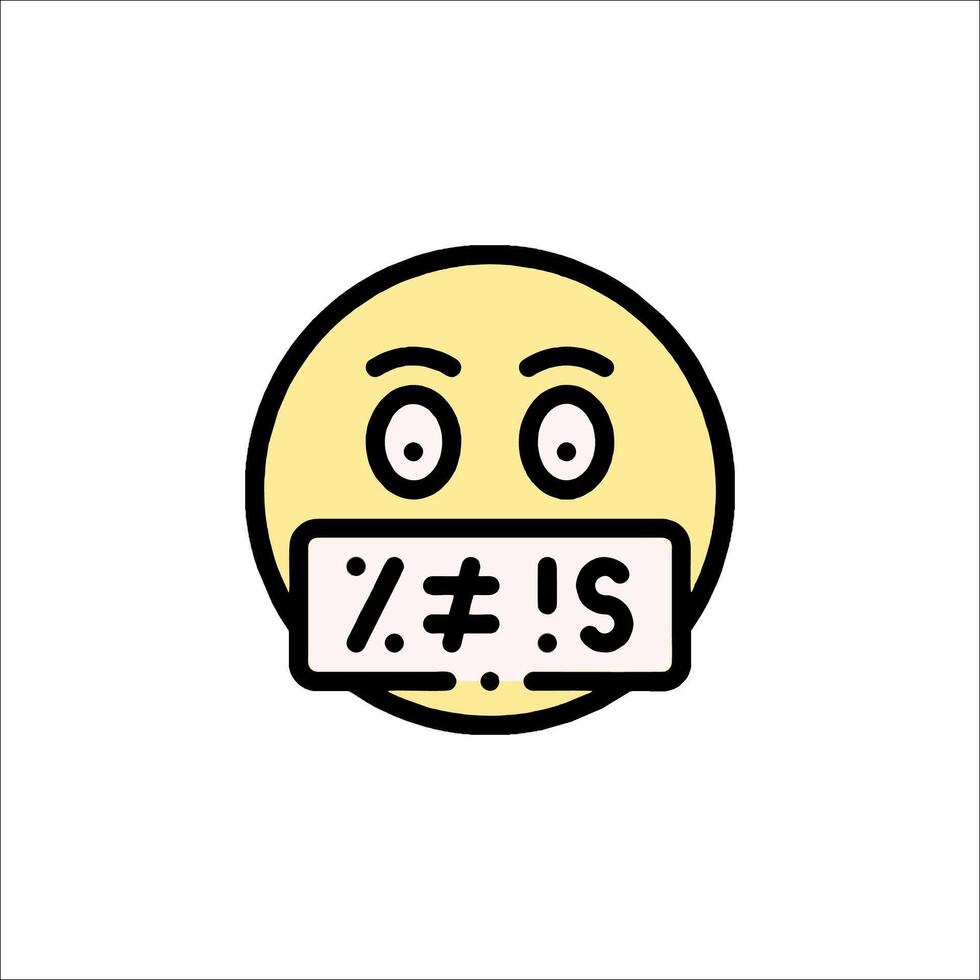 A cartoon smiley face with a sign that says 21 vector