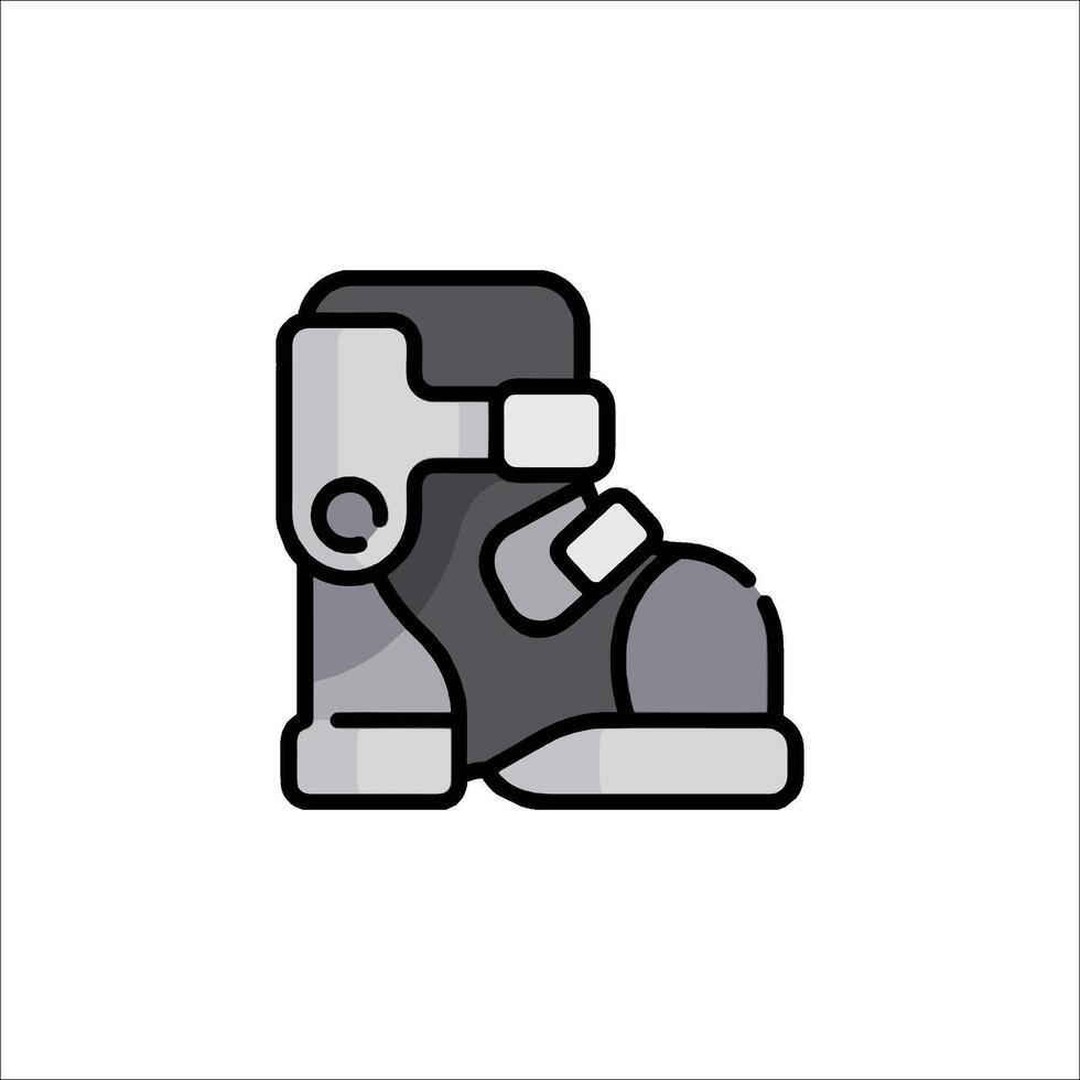 A pair of boots on a white background vector