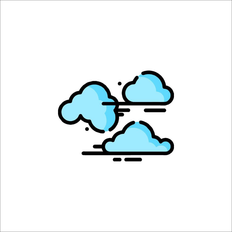 Clouds icon illustration vector